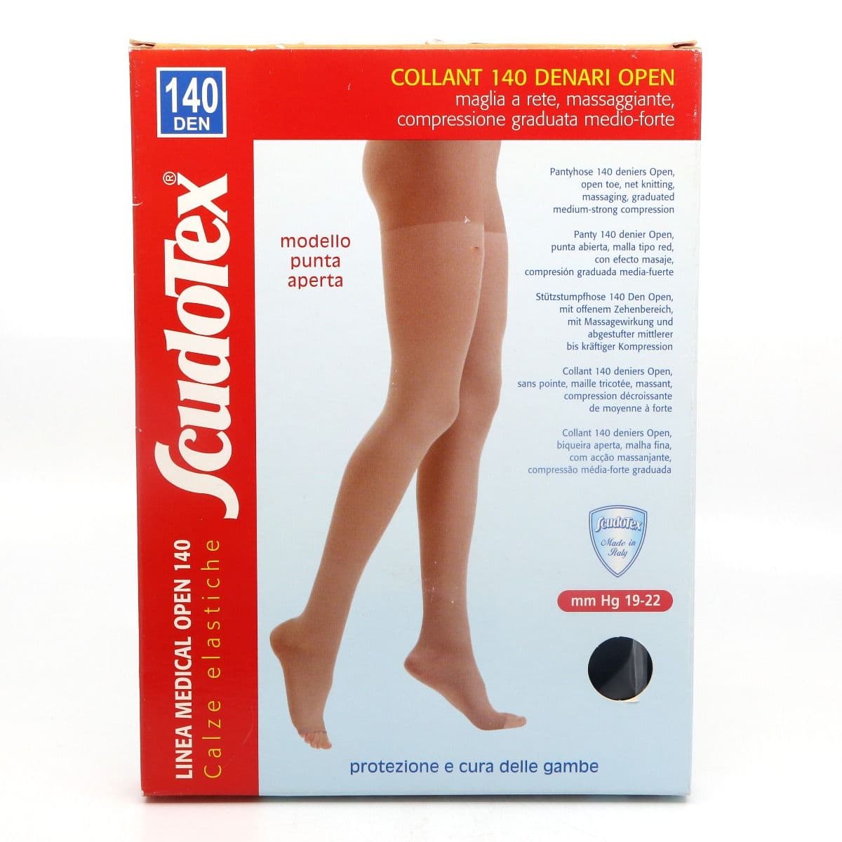 ანტივარიკოზული კოლგოტი I კომპრესია შავი S 3913 სკუდოტექსი - Scudotex