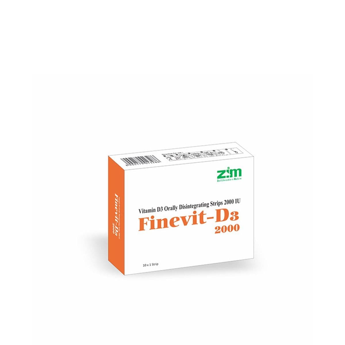 ფინევიტი D3 2000ს.ე. - FINEVIT D3 2000 ფირფიტა 10 სტრიპი