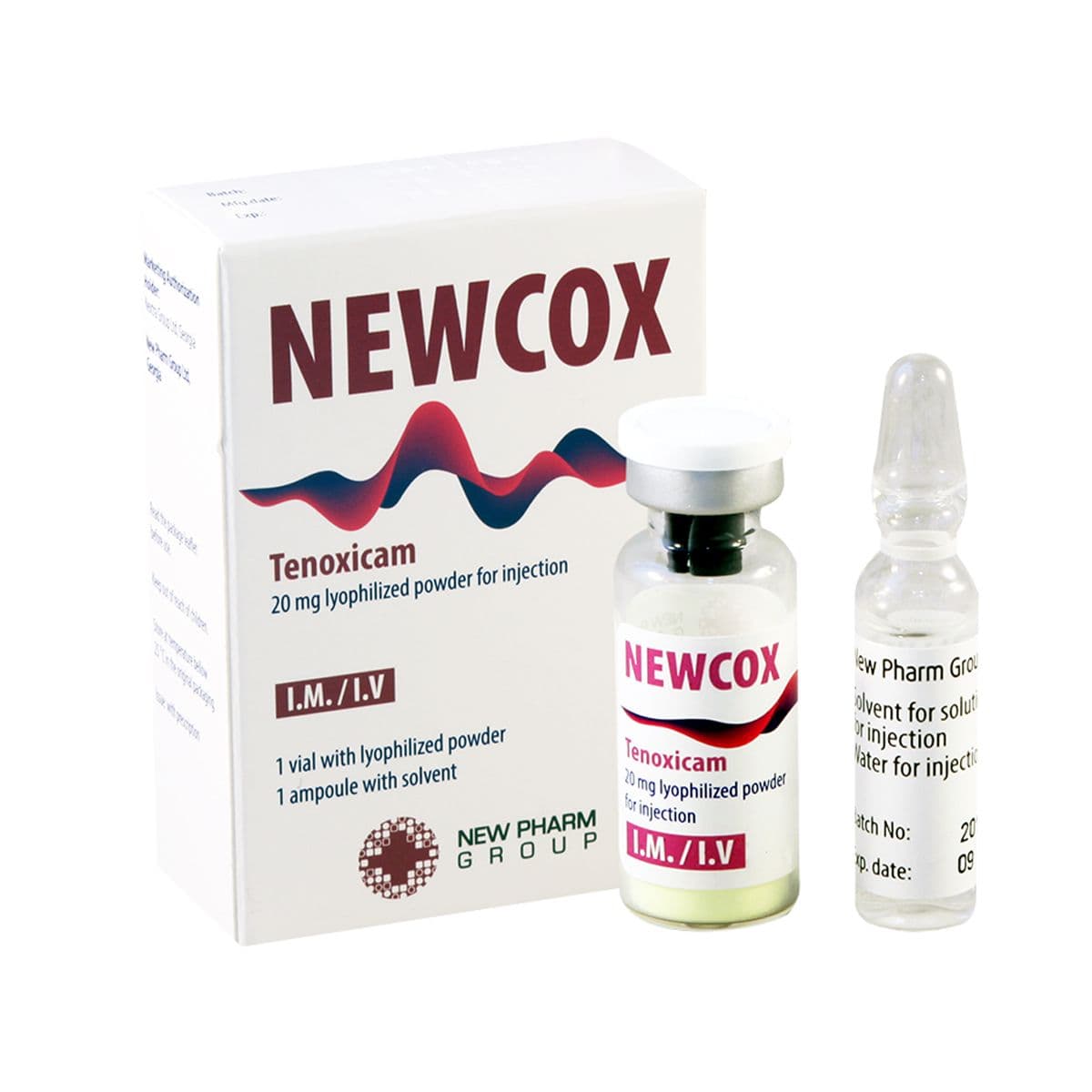 ნიუკოქსი - Newcox 20მგ+ამპულა 2მლ 1 ფლაკონი